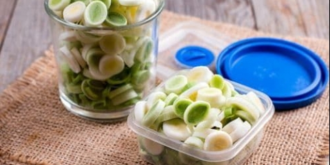 Praziluk - zamrzavanje za zimu, da li je moguće zamrznuti u zamrzivaču